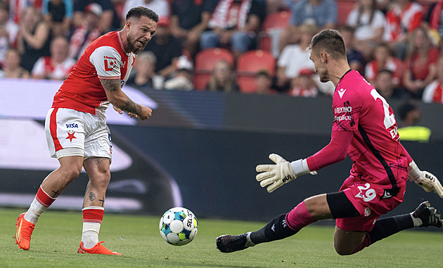 ONLINE: Slavia - Teplice 1:0, chyba hostů, skóre otevírá po půlhodině Provod