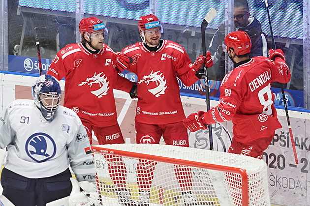 ONLINE: Kometa vede v Liberci, Třinec prodlužuje s Plzní. Pardubice čekají Moru