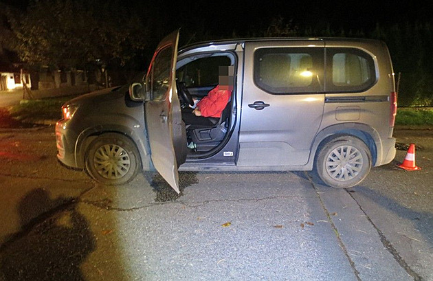 Opilá řidička nemohla ani mluvit a vylézt z auta, při policejní kontrole usnula