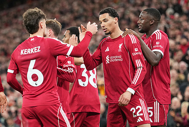 ONLINE: Za Liverpool dvakrát skóroval Ekitiké, Fullham vede nad Burnley