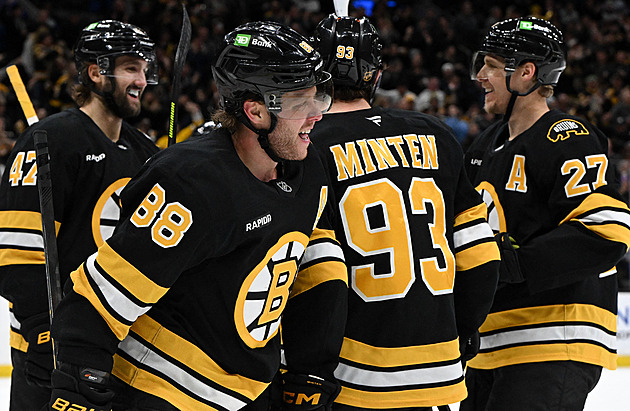 Pastrňák se Zachou proti Vaněčkovi sbírali asistence, bodovali i další Češi