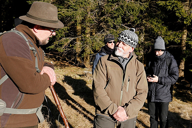Ve zmijovce a s bramboračkou. Prezident navštívil národní park v Krkonoších