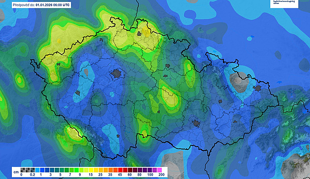 Na většině Čech už sněží, místy intenzivně. Na horách napadne až 15 centimetrů