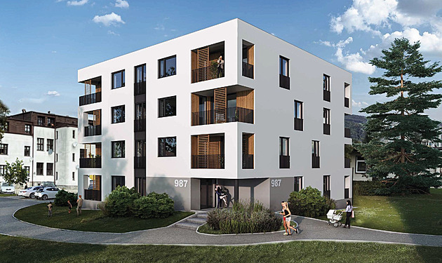 Nový dům nabídne dvanáct dostupných bytů. Město chystá čtyři další