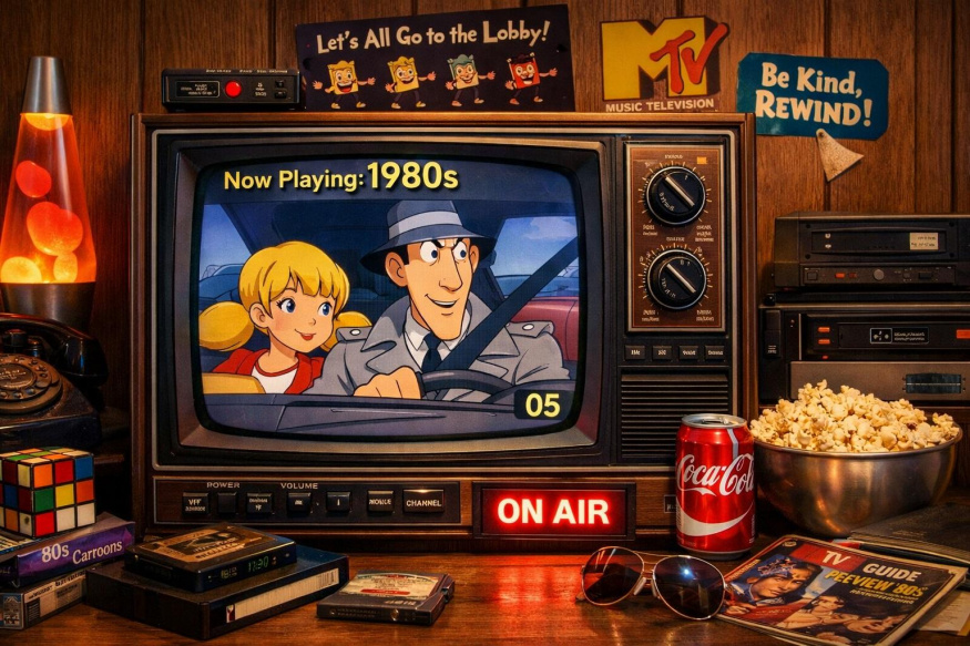 Milujete retro? Vyzkoušejte online simulátor zlaté éry televize, obsah je úplně zadarmo