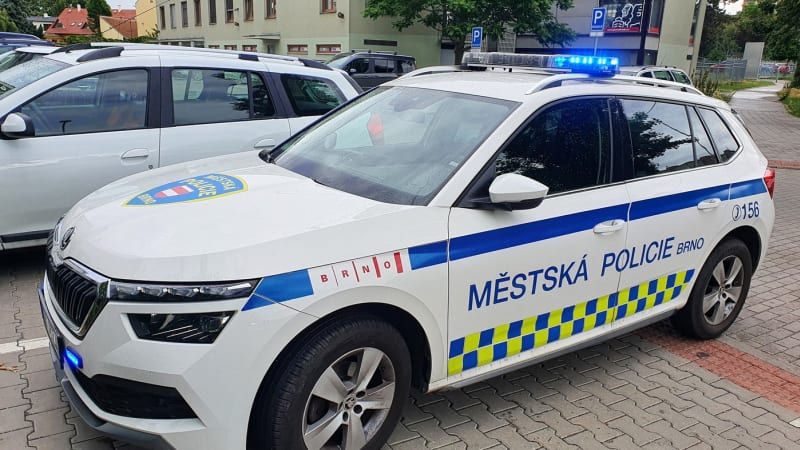 Nahá žena chtěla pokousat strážníka v Brně. Bizární situaci doprovázel sprostý křik