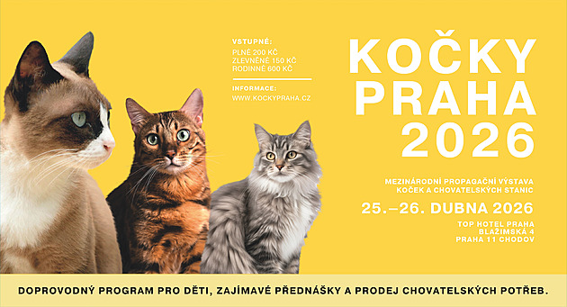 Mezinárodní výstava Kočky Praha 2026