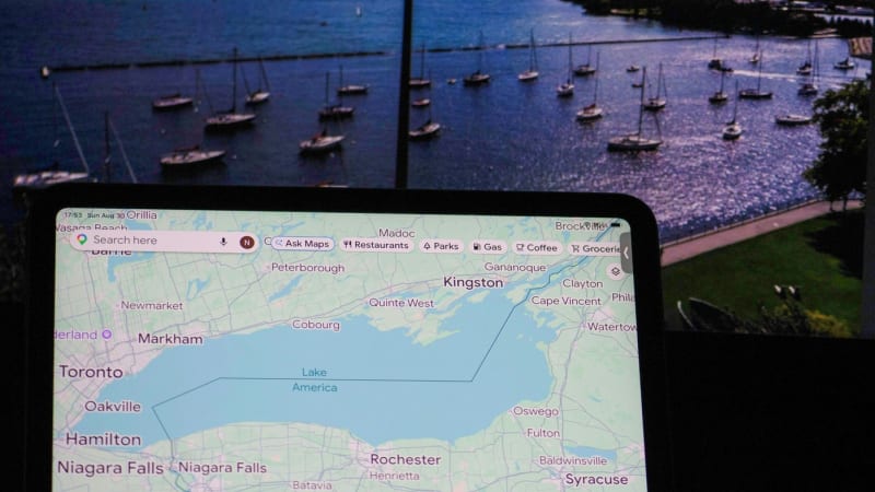 Google vyhověl Trumpovi: V mapě přejmenoval Ontarijské jezero na Americké. Vidí ho jen někteří