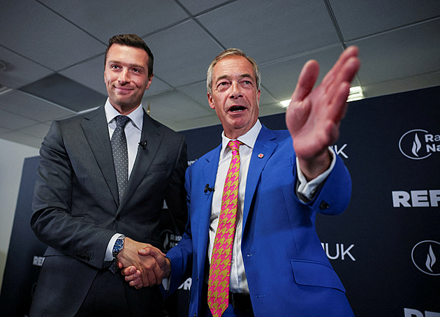 „Francie už nebude migrační branou do Británie.“ Bardella a Farage se dohodli