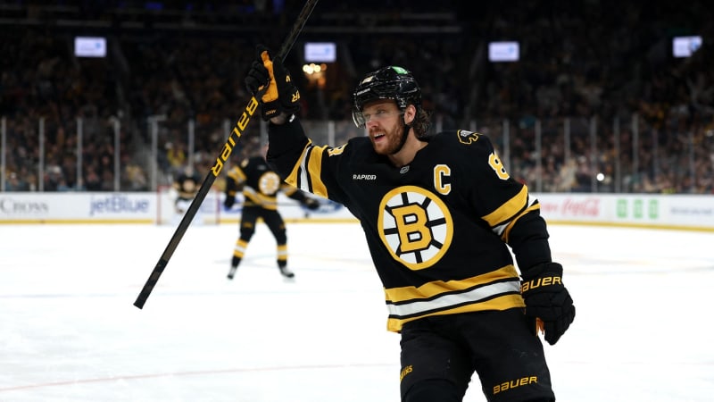 Pastrňák gólově táhne Boston, slaví sedmou výhru z osmi zápasů. Po odmlce se prosadil i  Hertl